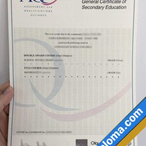 Custom Printable AQA GCSE Certificate