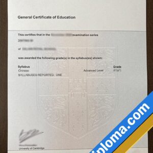 Cambridge GCE Custom Printable Certificate? Custom Printable Diploma