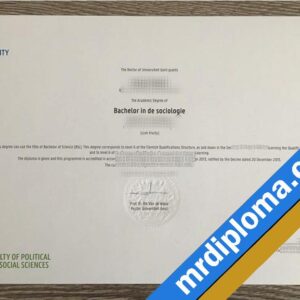 Ghent University Custom Printable Diploma