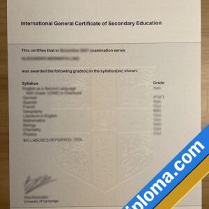 IGCSE Custom Printable Certificate? Custom Printable Degree