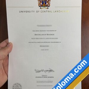 University of Central Lancashire (UCLan) Custom Printable Diploma